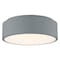 Access Lighting Radiant, Dual Voltage LED Flush Mount, Gray Finish, Acrylic Lens Acrylic 50941LEDD-GRY/ACR - alternate 1